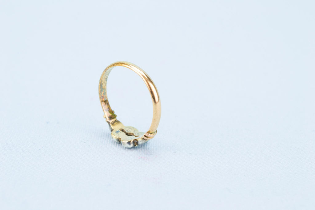 Diamond Gold Ring, English circa 1790