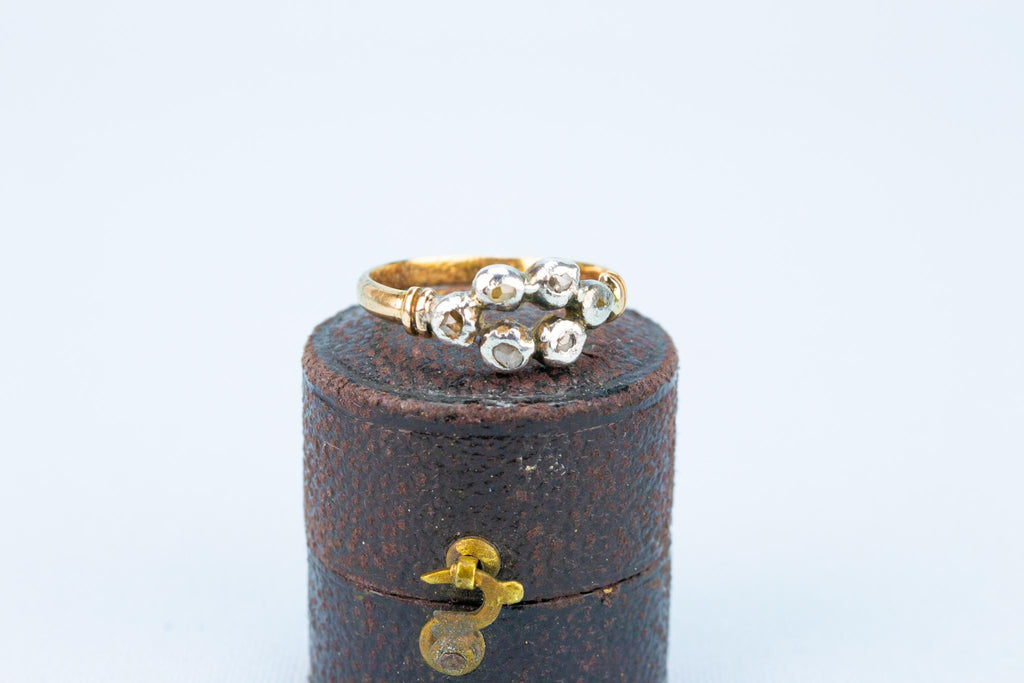Diamond Gold Ring, English circa 1790