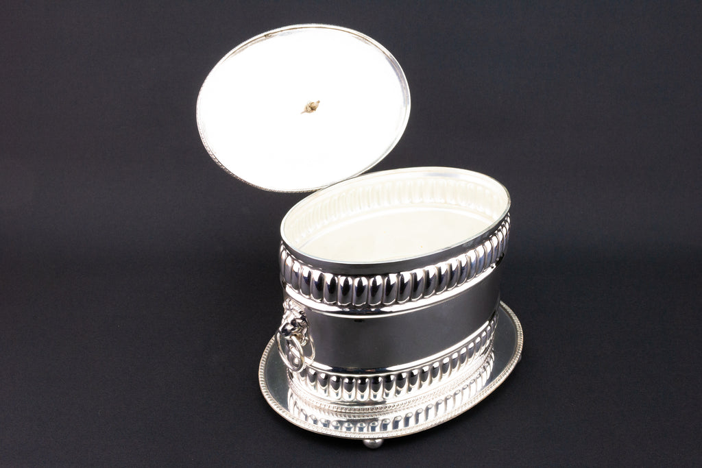 Silver Plated Bucket, English 1870s