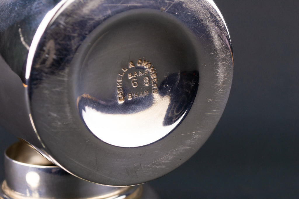Art Deco Cocktail Shaker, English Circa 1930