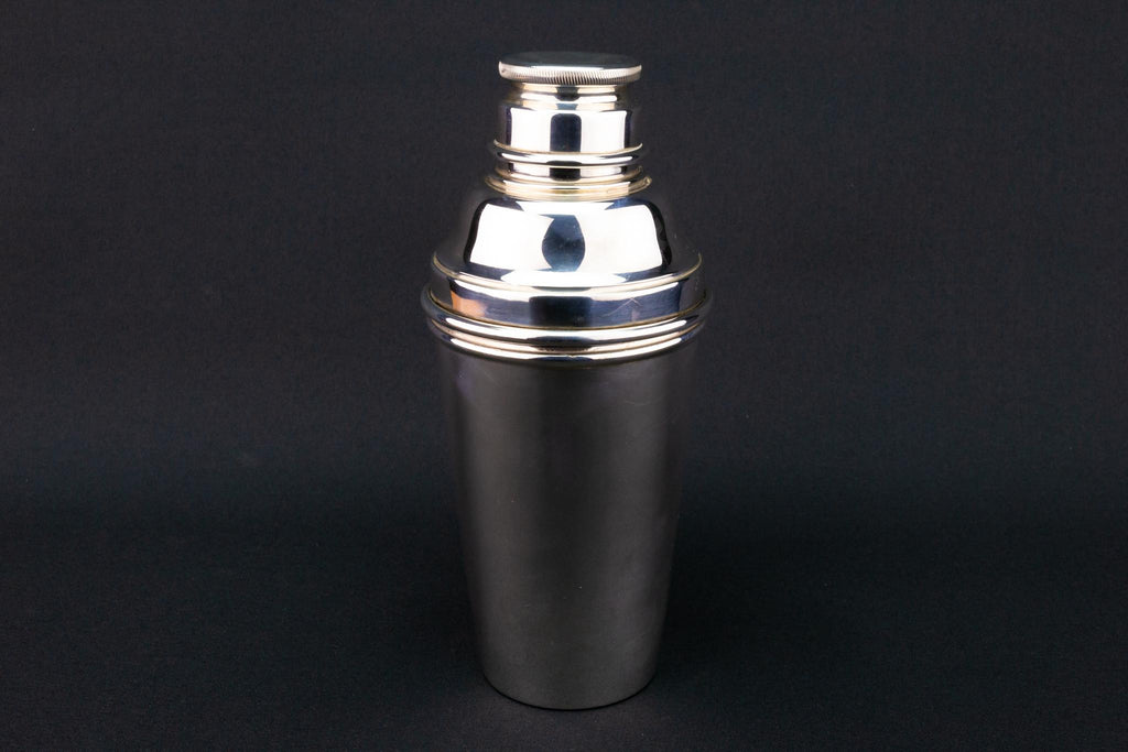 Art Deco Cocktail Shaker, English Circa 1930