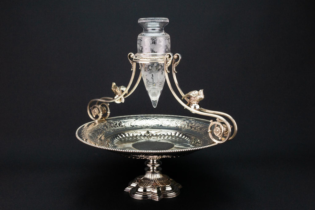 Silver Plated Centrepiece, English Circa 1880