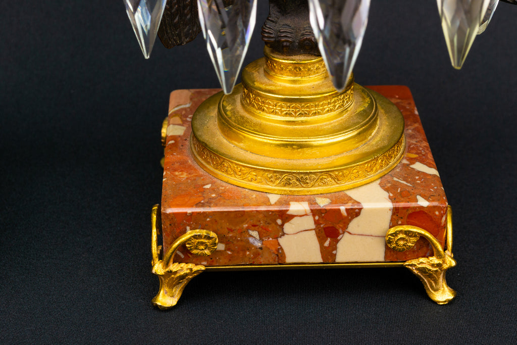 Eagle & Snake Candlesticks, French 19th Century