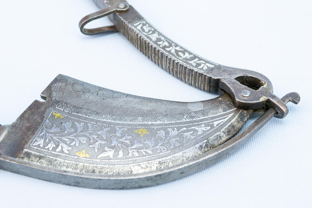 Engraved Nut Cracker, Indian 19th Century