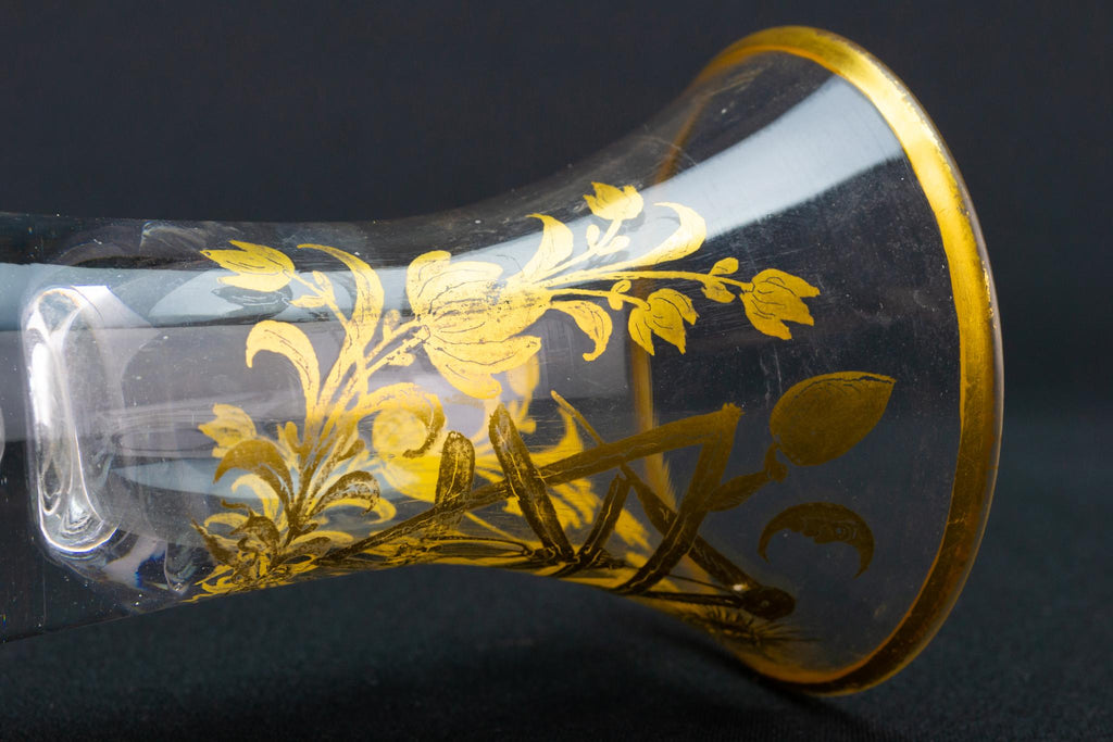 Masonic Gilded Firing Glass, English Circa 1780
