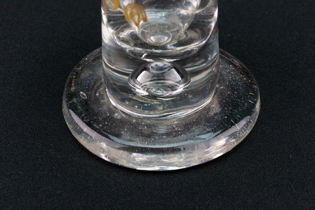 Masonic Gilded Firing Glass, English Circa 1780