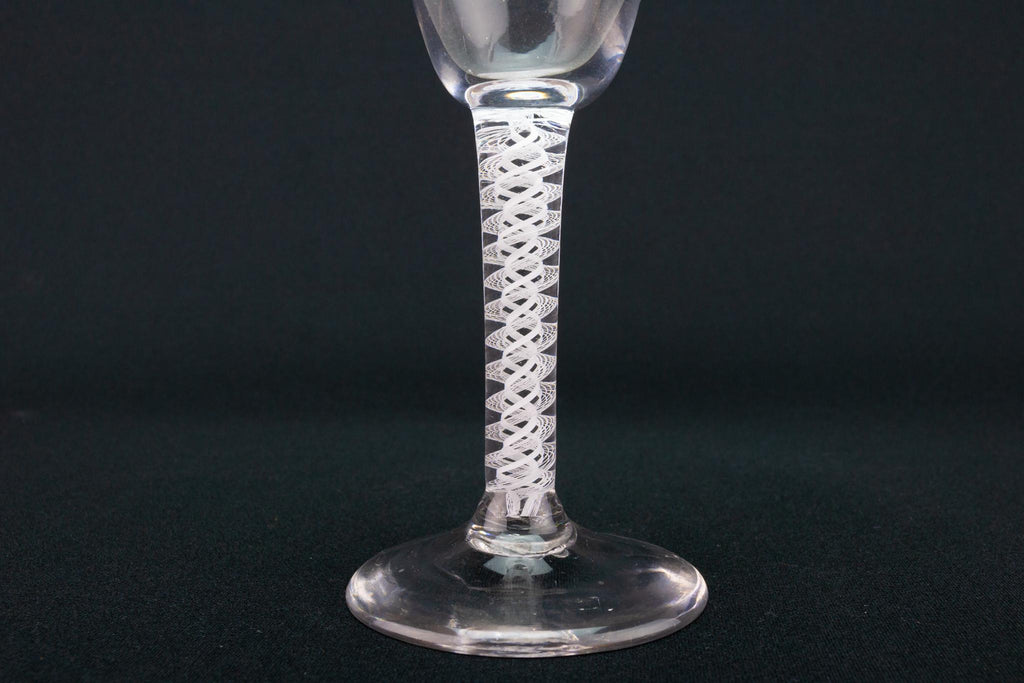 Georgian Air Twist Glass, English Circa 1765