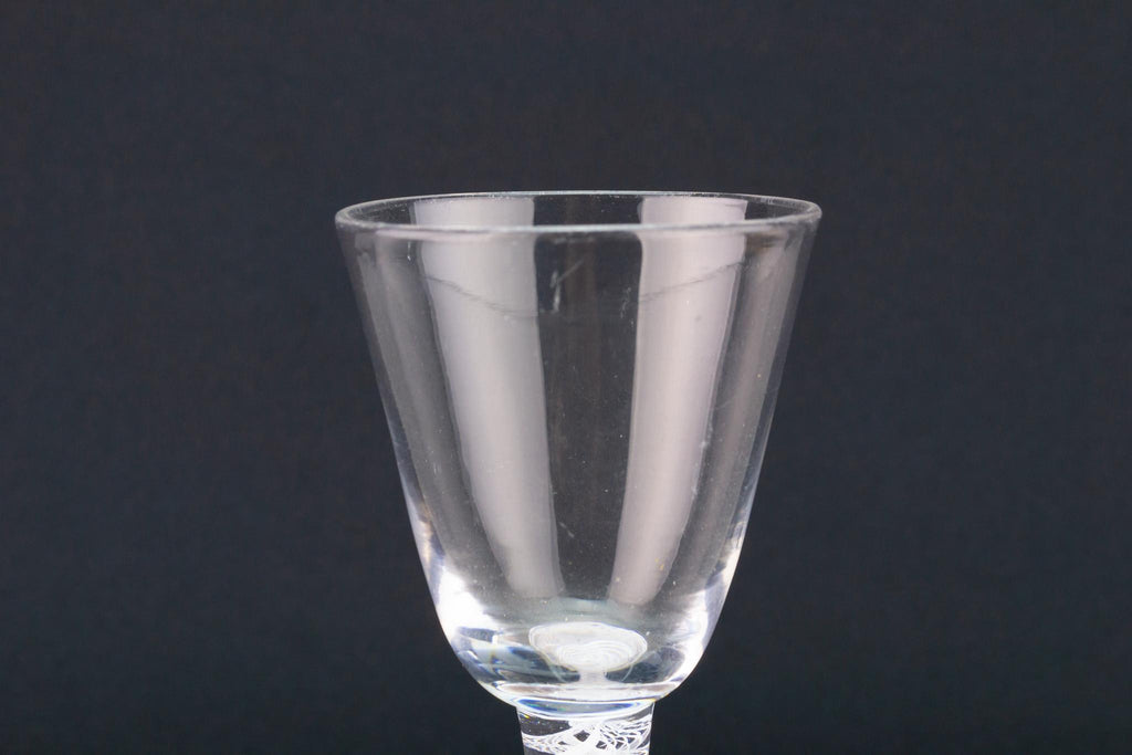 Georgian Air Twist Glass, English Circa 1765