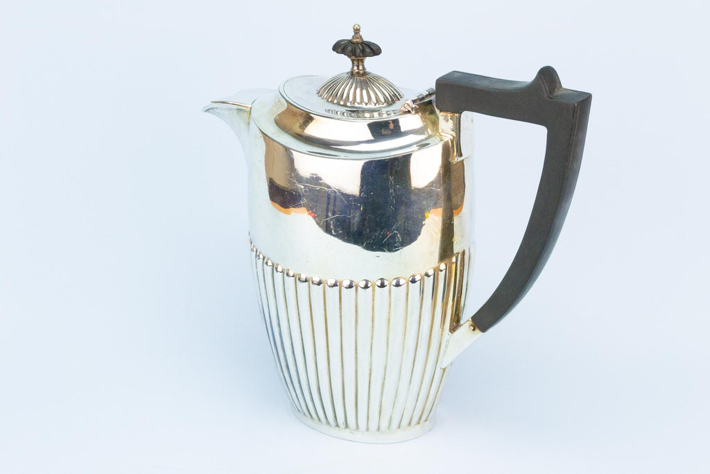 Silver Plated Coffee Pot, English 1930s