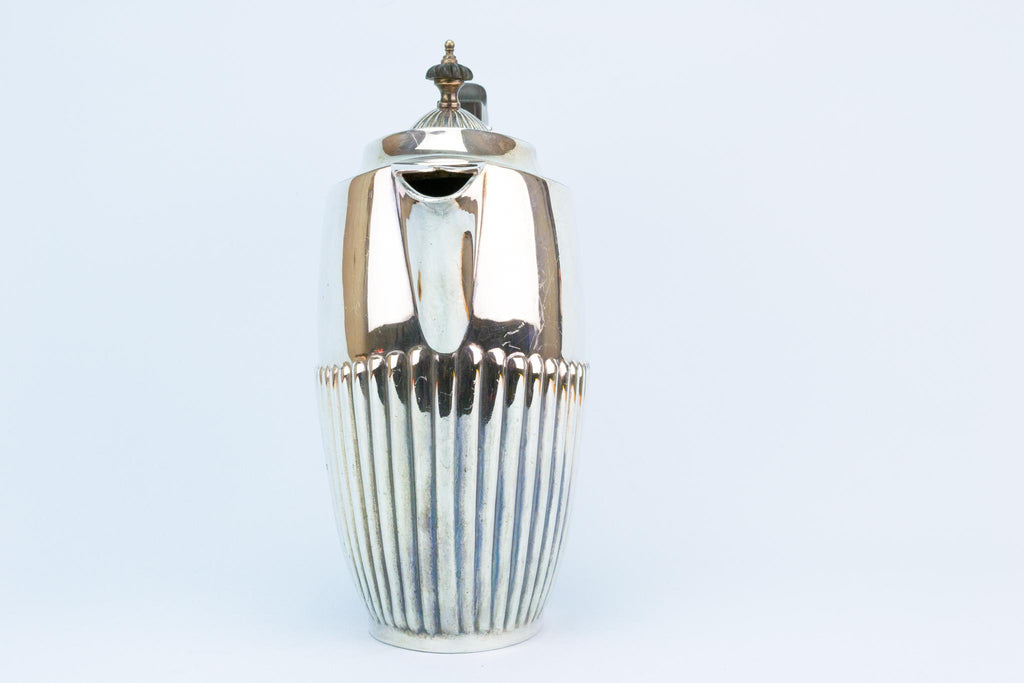 Silver Plated Coffee Pot, English 1930s
