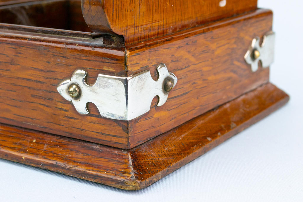 Tantalus for Three Square Decanters, English circa 1900
