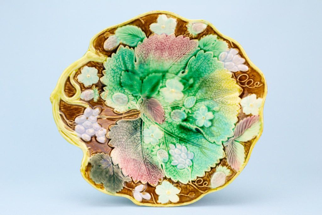 Majolica Strawberry & Grape Bowl