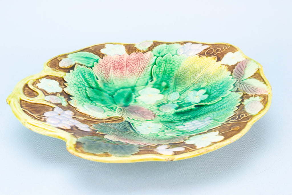 Majolica Strawberry & Grape Bowl