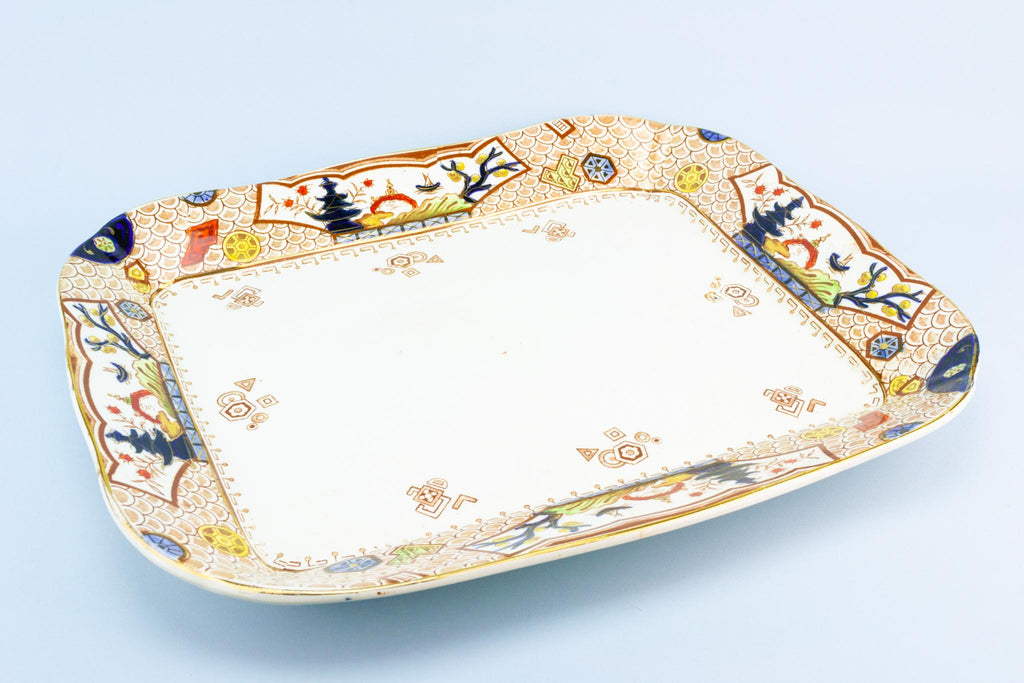 Large Serving Platter, English 1880s