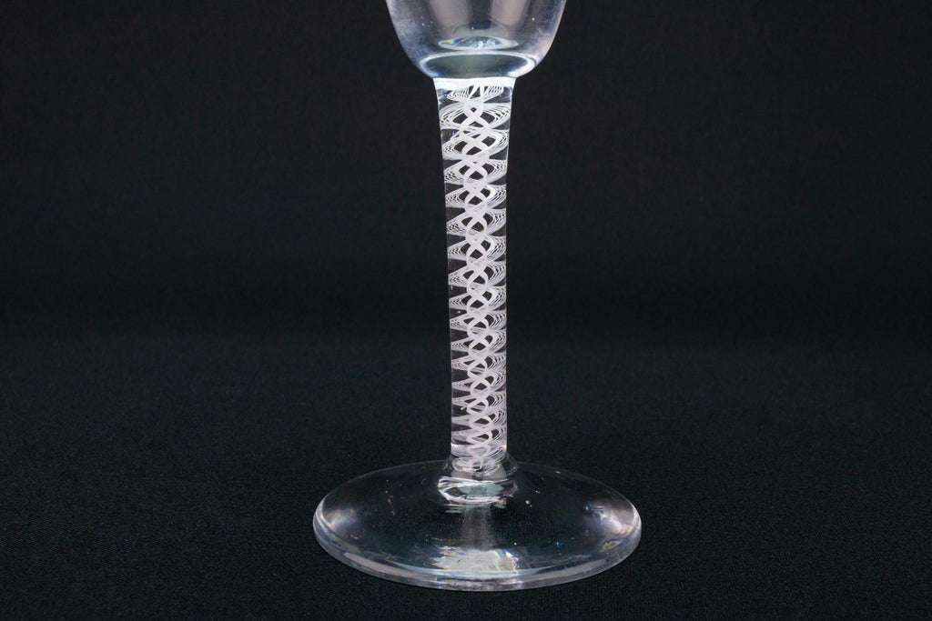 Air Twist Wine Glass, English circa 1760
