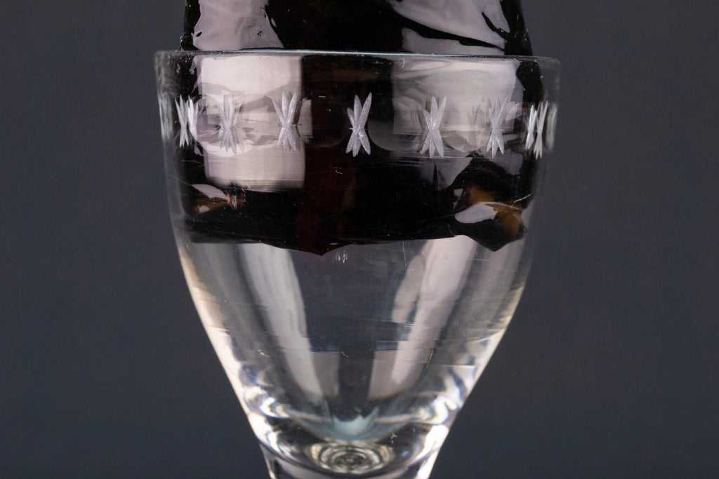 Georgian Wine Glass, English circa 1775