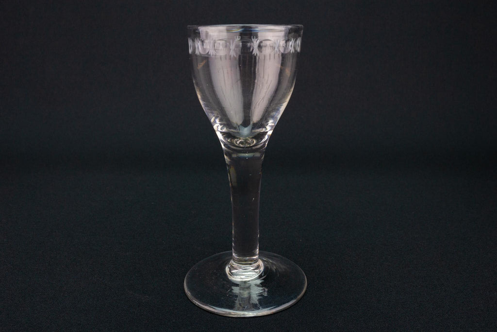 Georgian Wine Glass, English circa 1775