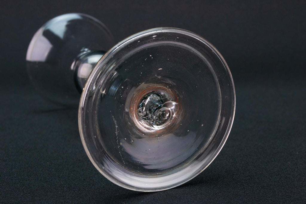 Beautiful Flute Wine Glass, English circa 1755