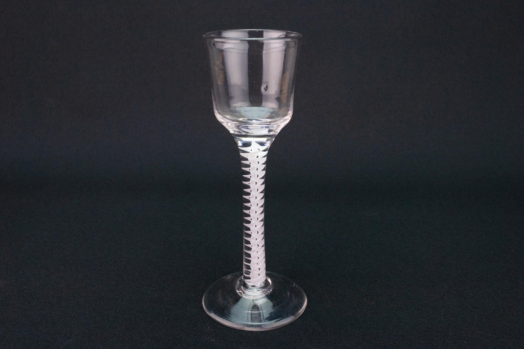 Air Twist Wine Glass, English circa 1770