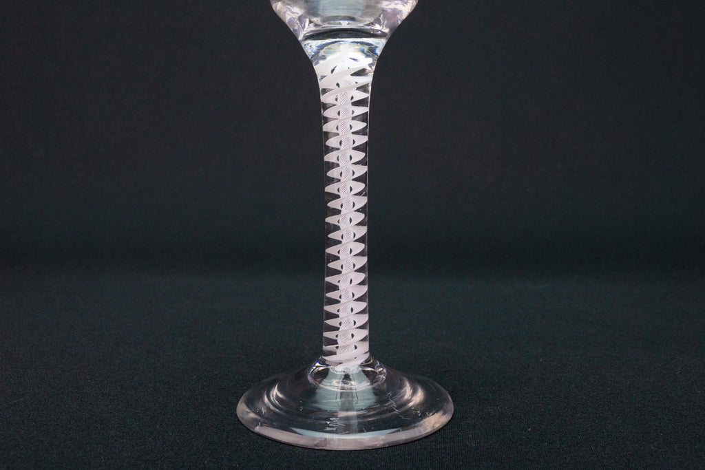Air Twist Wine Glass, English circa 1770