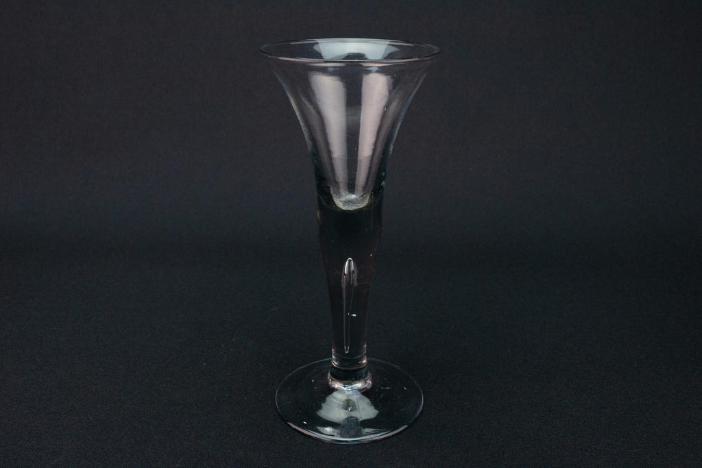 Wine Glass Bubble Stem, English circa 1750