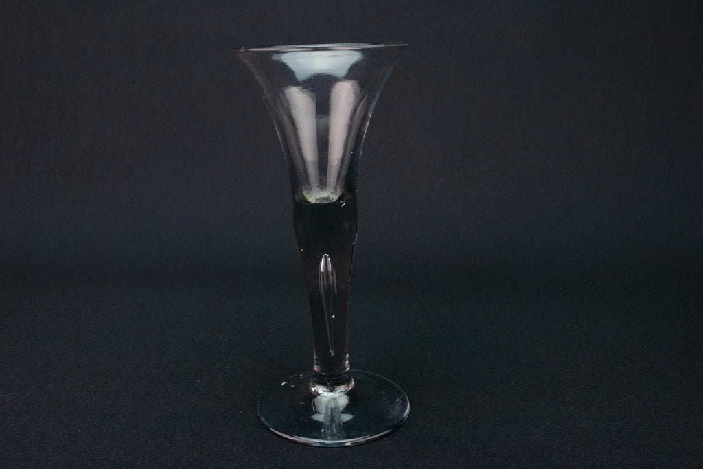 Wine Glass Bubble Stem, English circa 1750