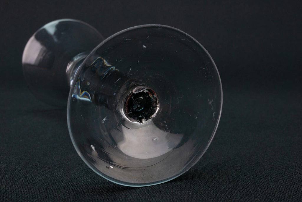 Wine Glass Bubble Stem, English circa 1750