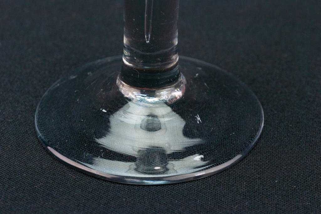 Wine Glass Bubble Stem, English circa 1750