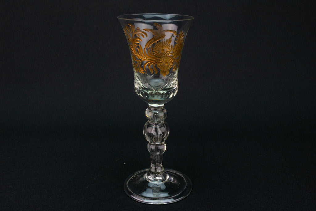 Gilded Wine Glass circa 1760
