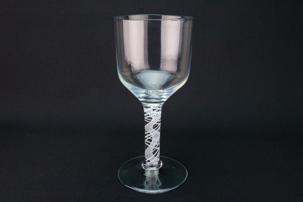 Large Wine Glass Twist Stem, English circa 1770