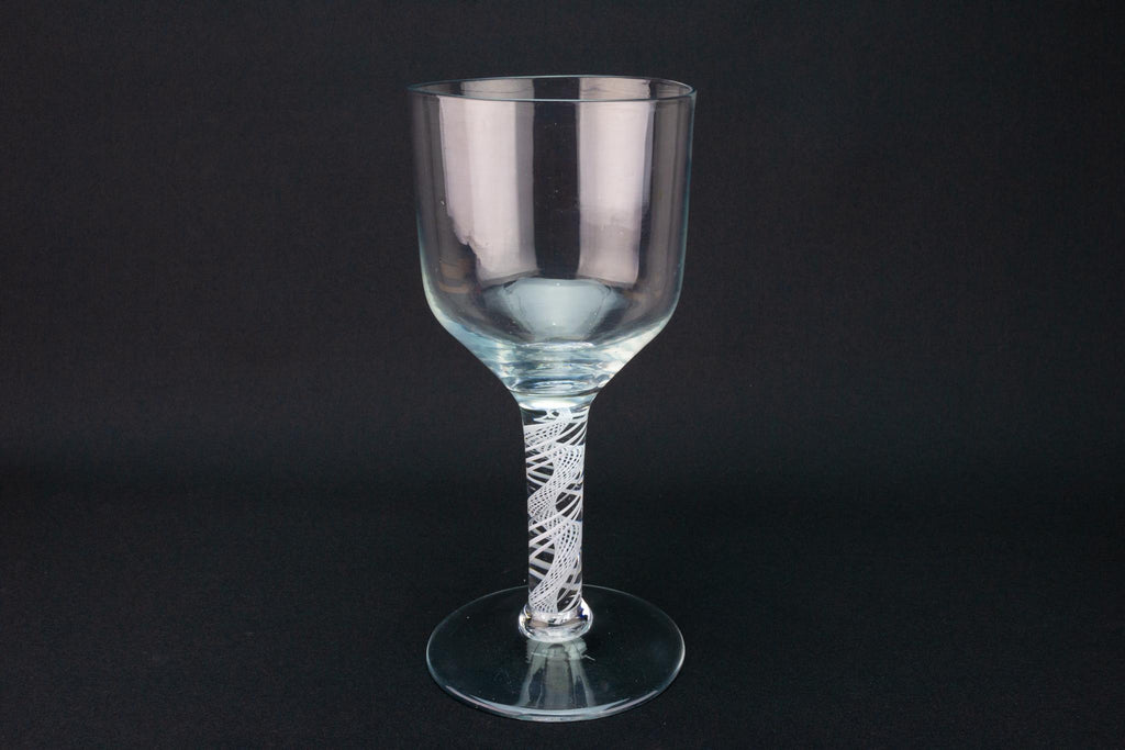 Large Wine Glass Twist Stem, English circa 1770