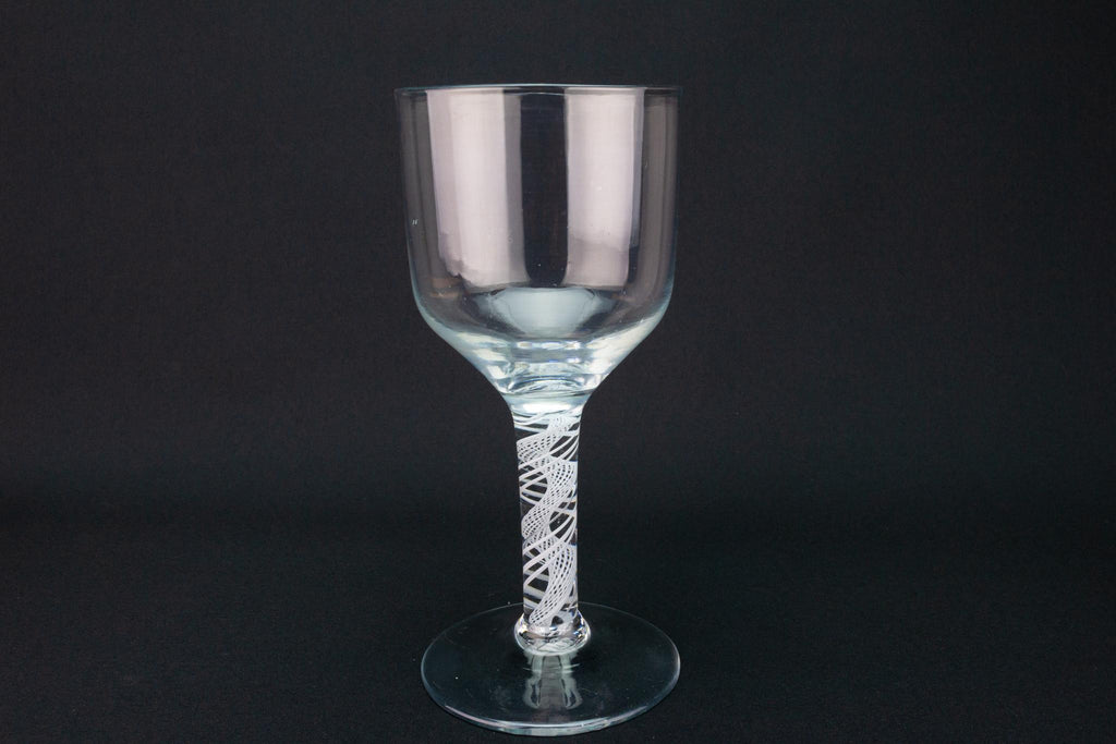 Large Wine Glass Twist Stem, English circa 1770