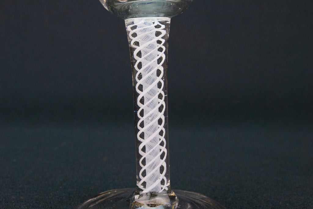 Engraved Ferns Wine Glass, English circa 1760