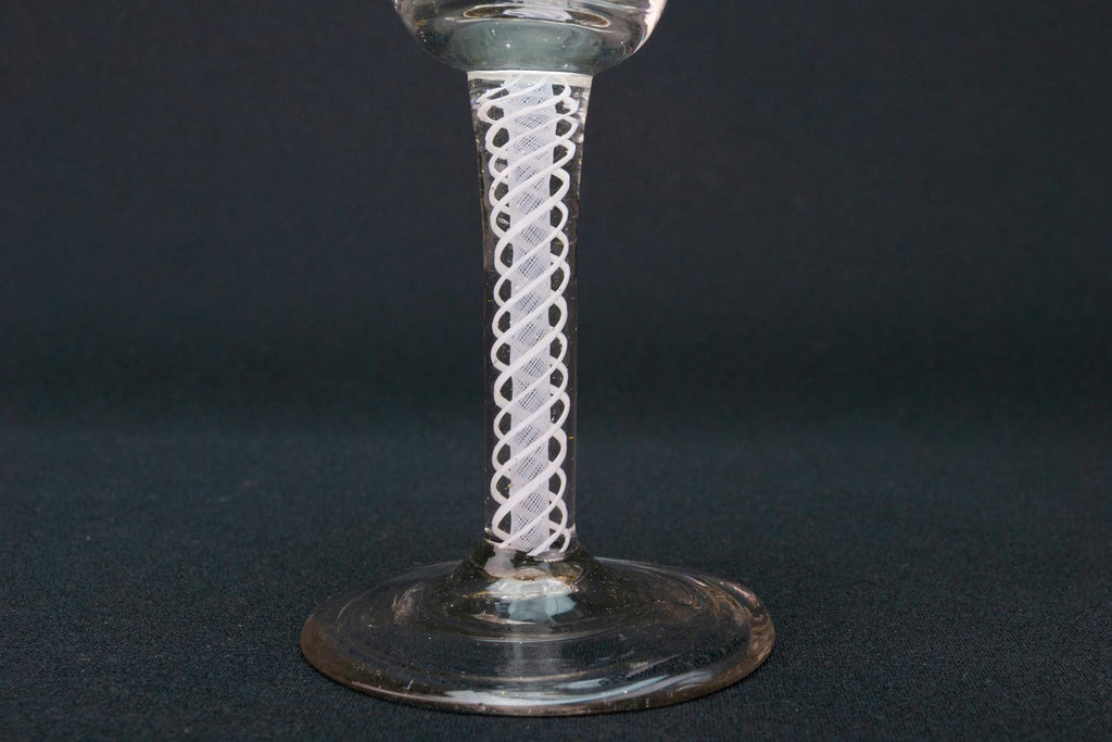 Engraved Ferns Wine Glass, English circa 1760