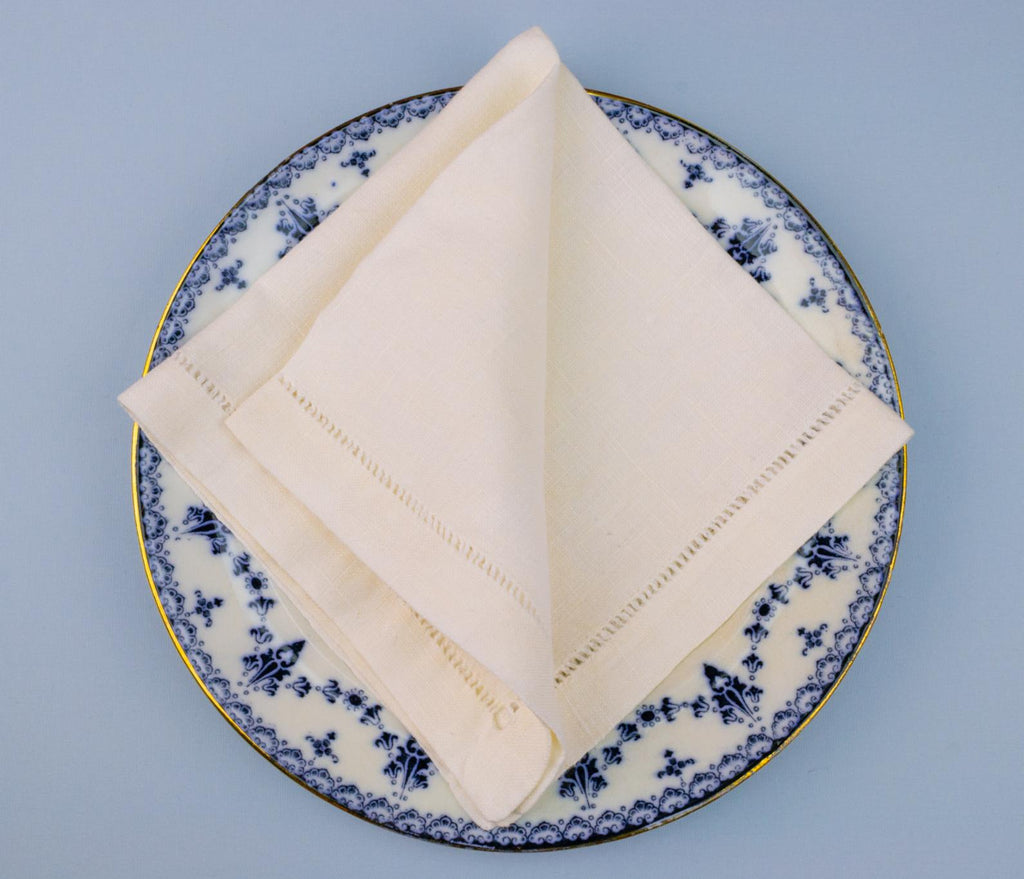 6 Linena Lunch Napkins, English circa 1910