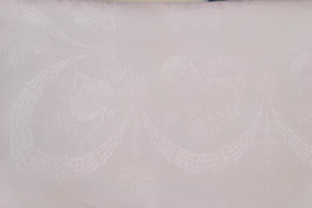 4 Large Woven Damask Linen Napkins, English Circa 1900