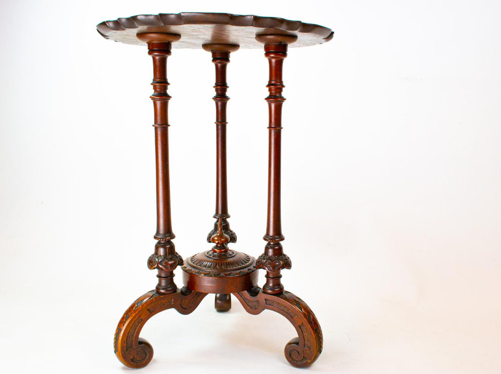 Mahogany Tripod Table Table, English circa 1850