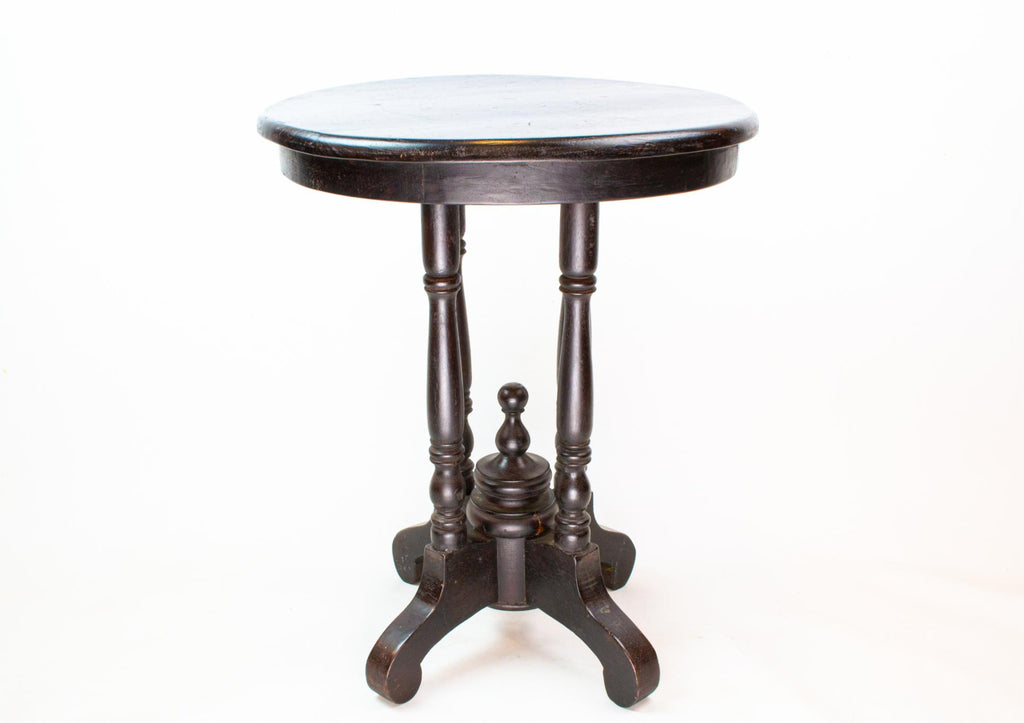Small Black Lamp Table