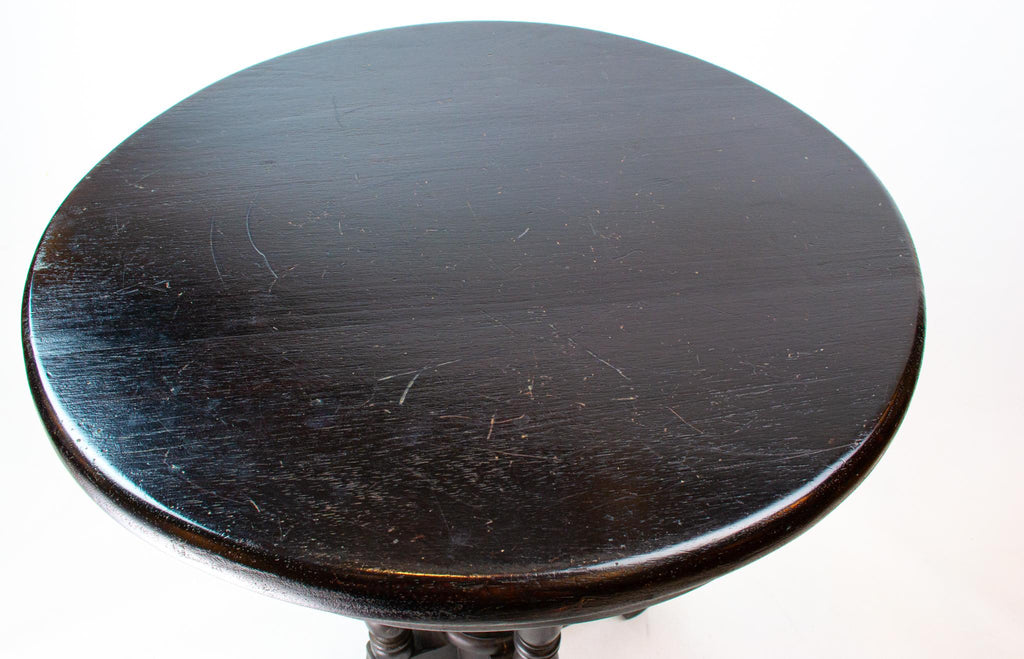 Small Black Lamp Table