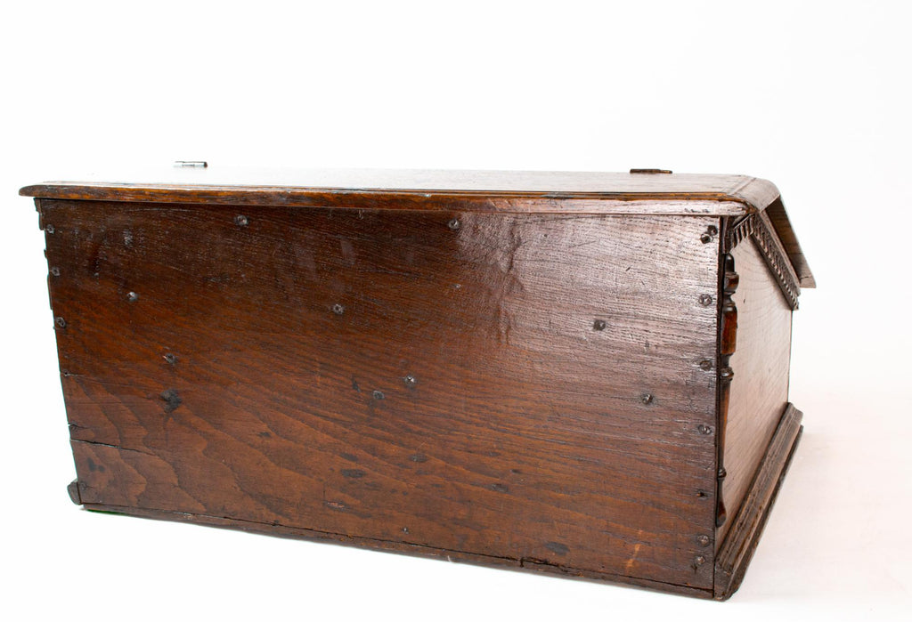 Large Oak Writing Box, English 17th Century