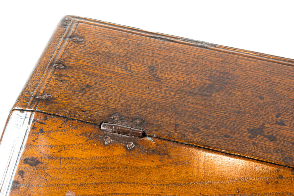 Large Oak Writing Box, English 17th Century