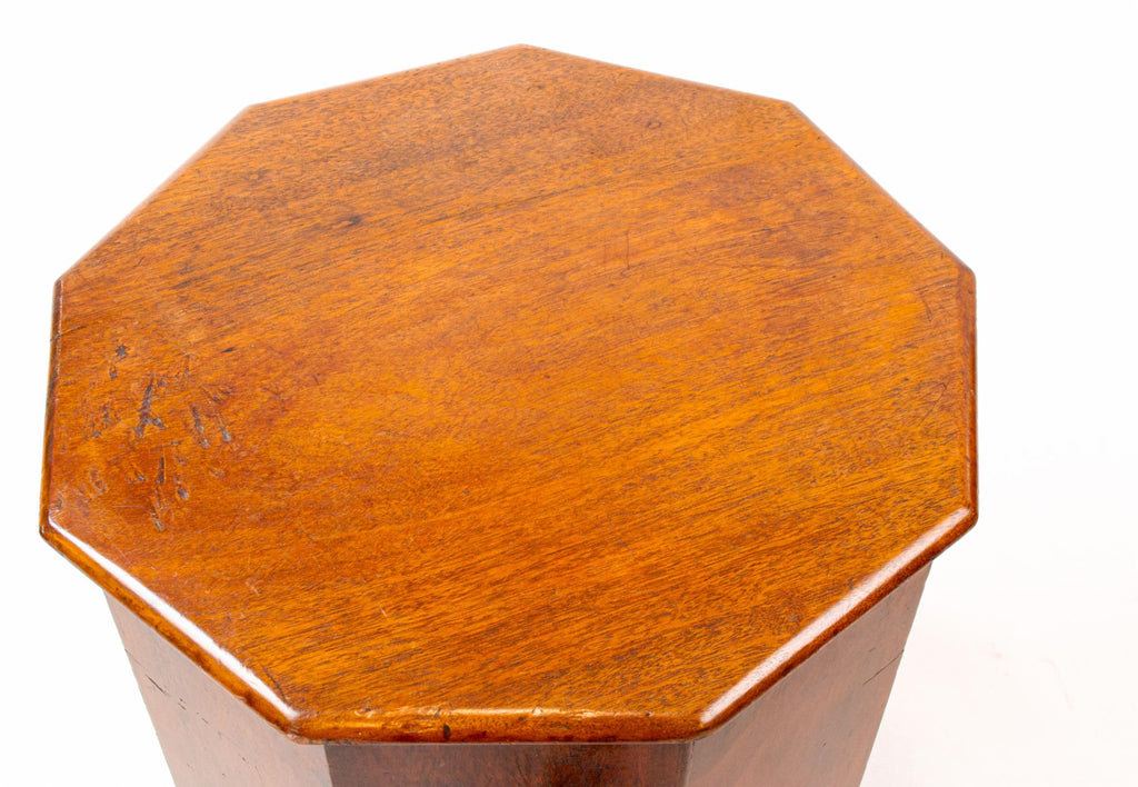 Small Mahogany Nonagon Cabinet, English 1830s