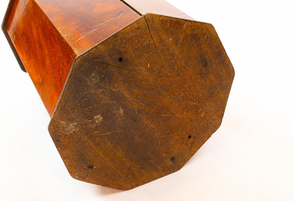 Small Mahogany Nonagon Cabinet, English 1830s