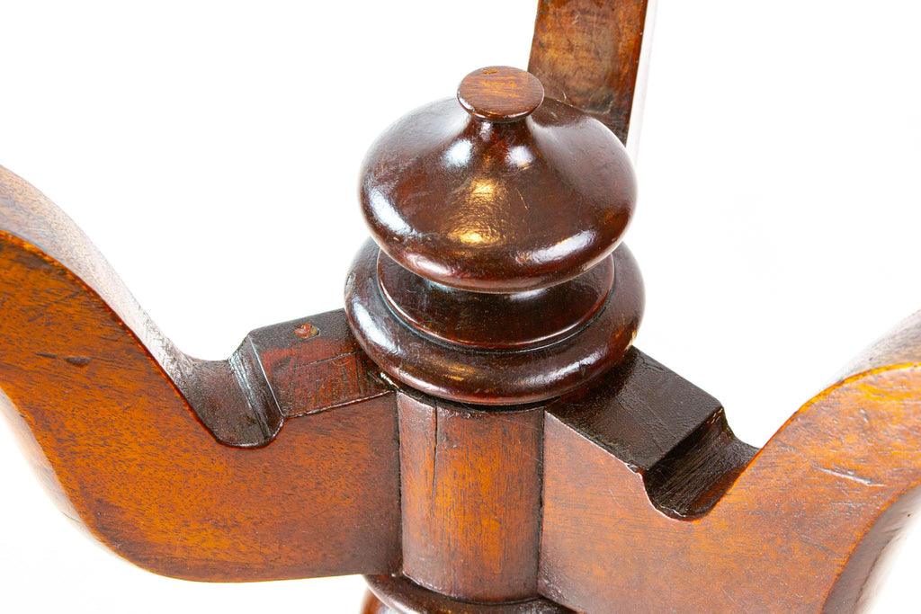 Mahogany Bobbin Tripod Table, English circa 1860