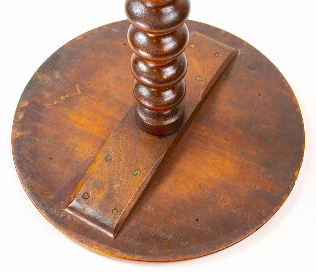 Mahogany Bobbin Tripod Table, English circa 1860