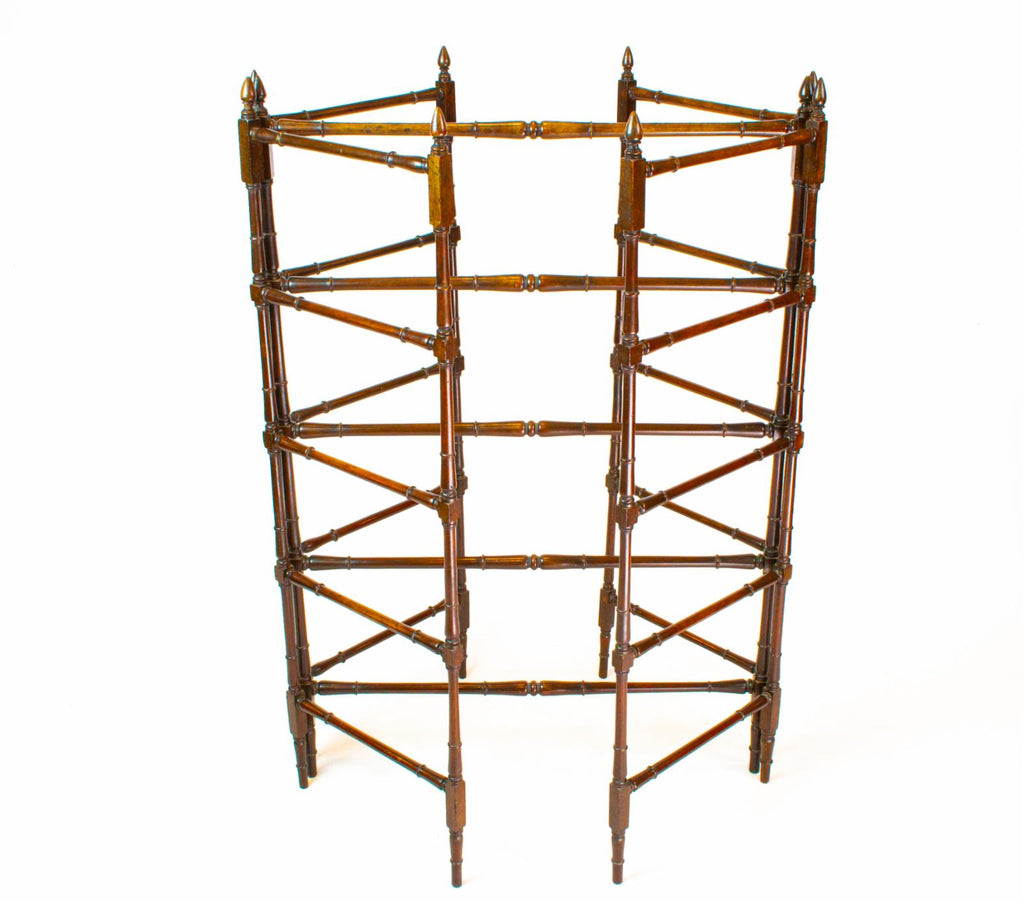 Georgian Mahogany Clothes Rail, English 18th Century