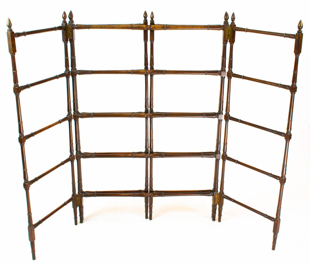 Georgian Mahogany Clothes Rail, English 18th Century