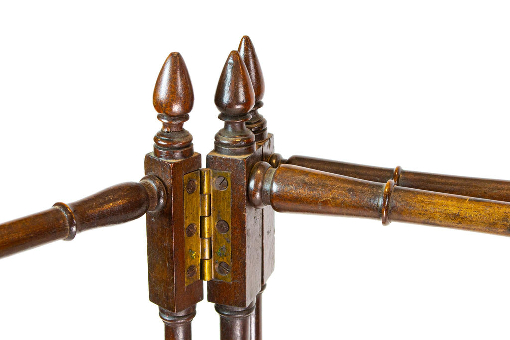 Georgian Mahogany Clothes Rail, English 18th Century