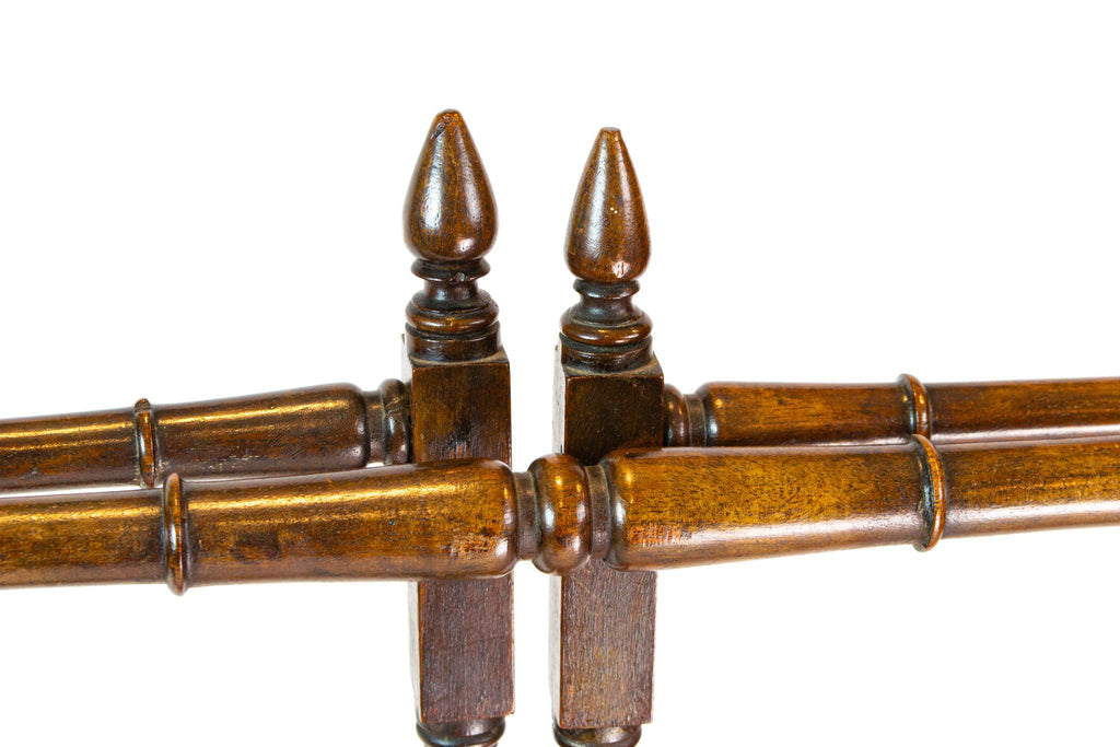 Georgian Mahogany Clothes Rail, English 18th Century