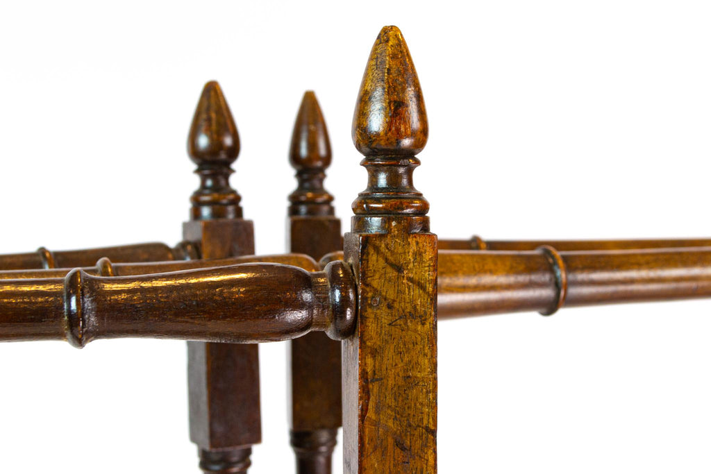 Georgian Mahogany Clothes Rail, English 18th Century
